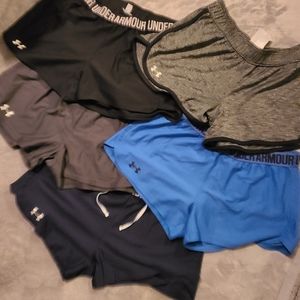 5 Under Armour shorts